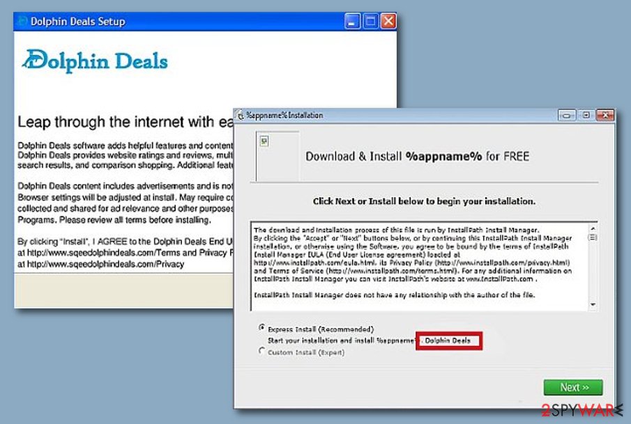 Dolphin Deals adware