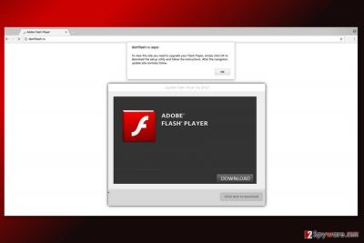 The image of Domflash.ru virus