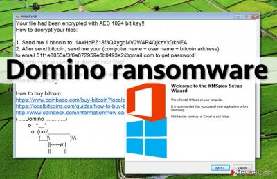 Rogue KMSpico installer spreads Domino ransomware