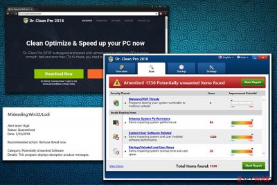 Dr. Clean Pro 2018 virus