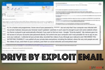 Drive by Exploit email