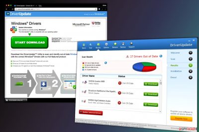 The image of Driver Update virus