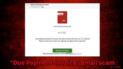 "Due Payment-Invoice" scam