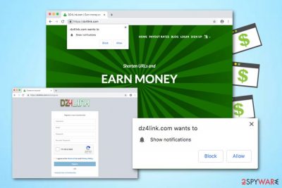 Dz4link.com adware