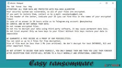 Easy ransomware