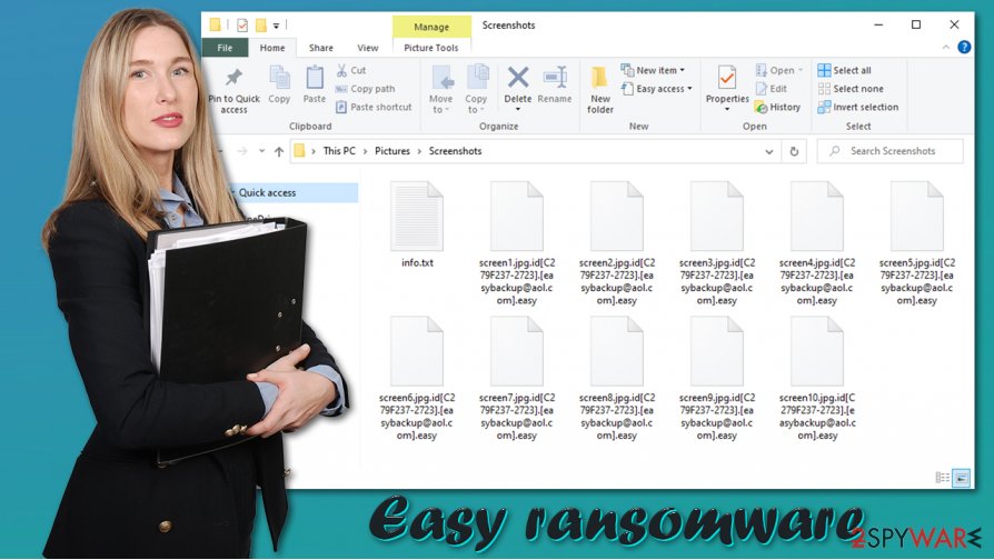 Easy ransomware virus