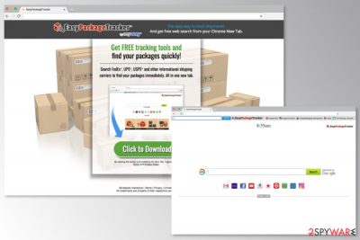 The picture of EasyPackageTracker Toolbar