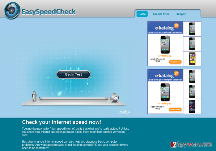 EasySpeedCheck snapshot EasySpeedCheck snapshot