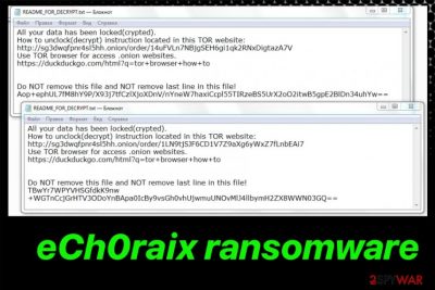 eCh0raix ransomware