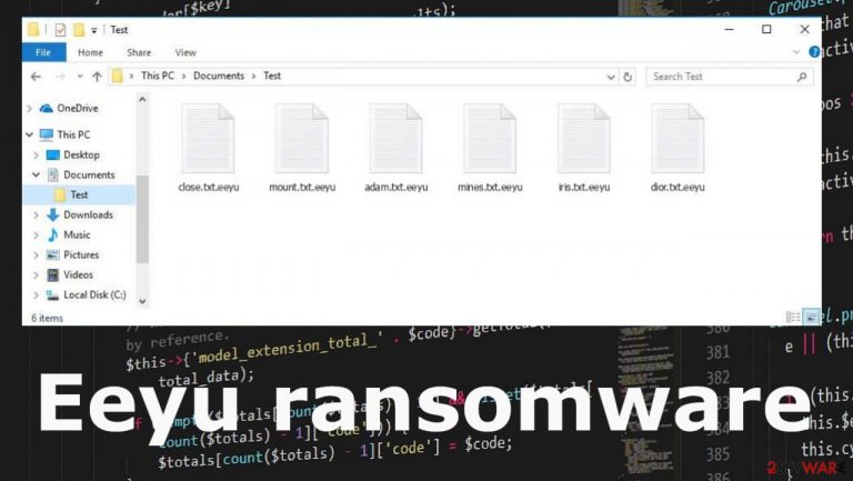 Eeyu ransomware