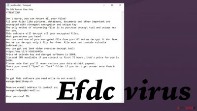 Efdc file virus