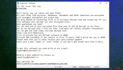 Efvc ransomware