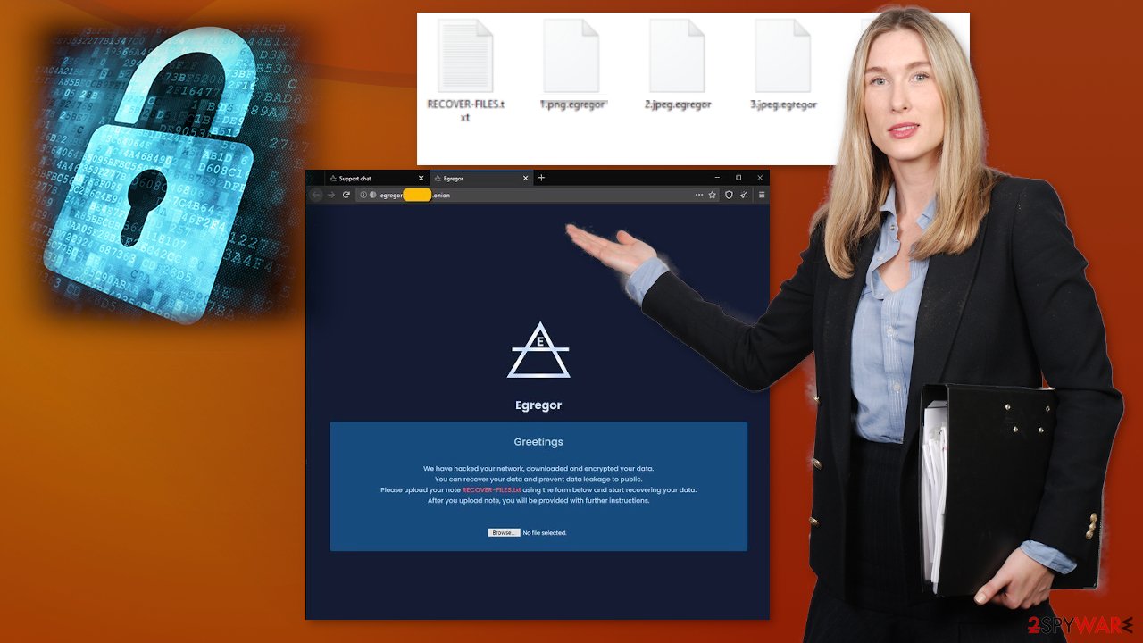 Egregor ransomware virus