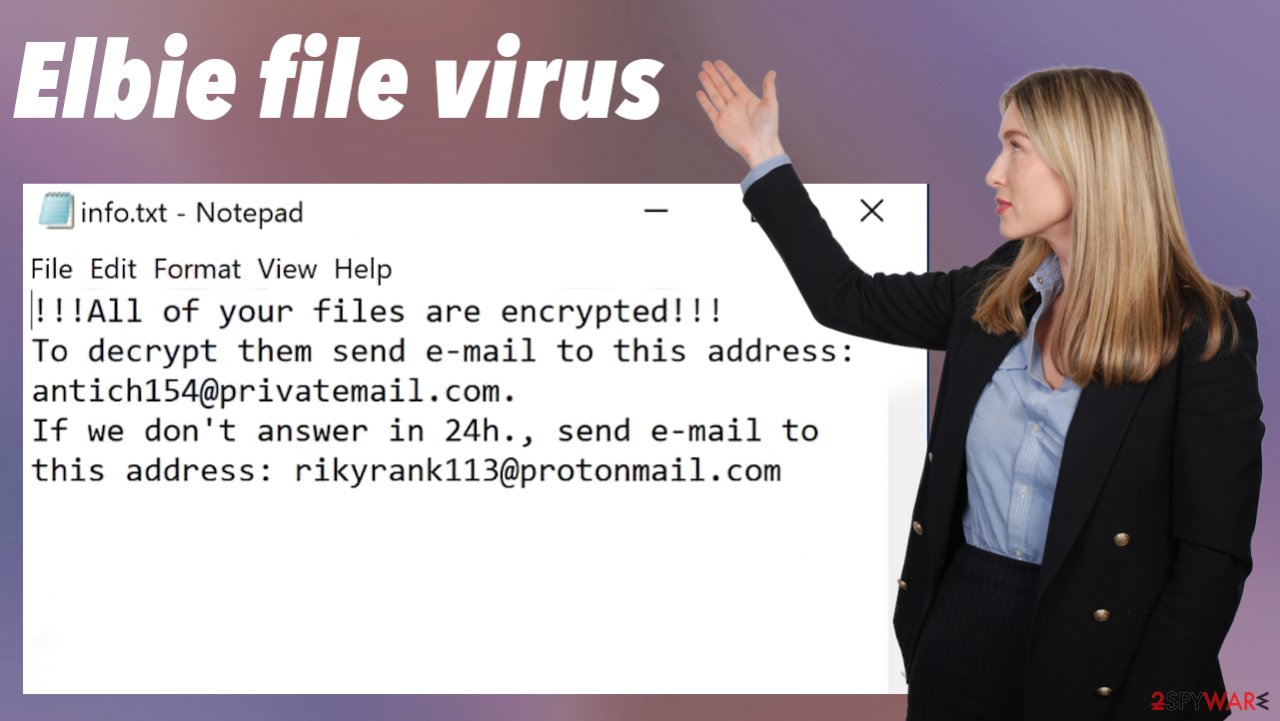 Elbie ransomware virus