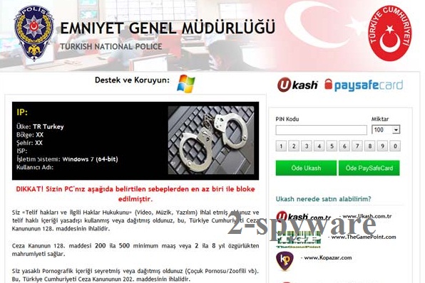 Emniyet Genel Müdürlüğü virus snapshot Emniyet Genel Müdürlüğü virus snapshot