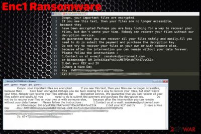Enc1 ransomware