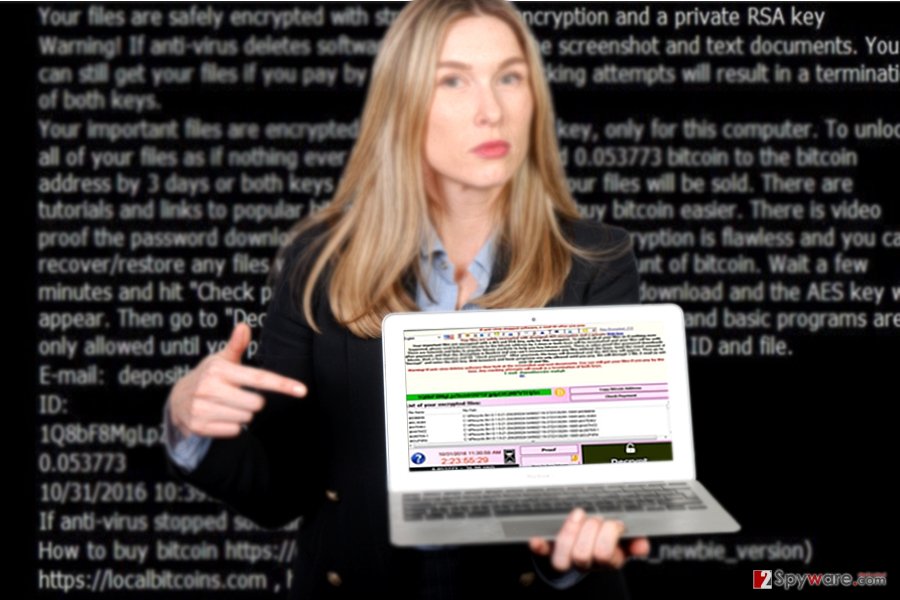 The picture illustrating Encryptile malware