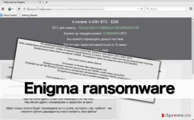 Enigma malware attacks Russian-speaking computer users