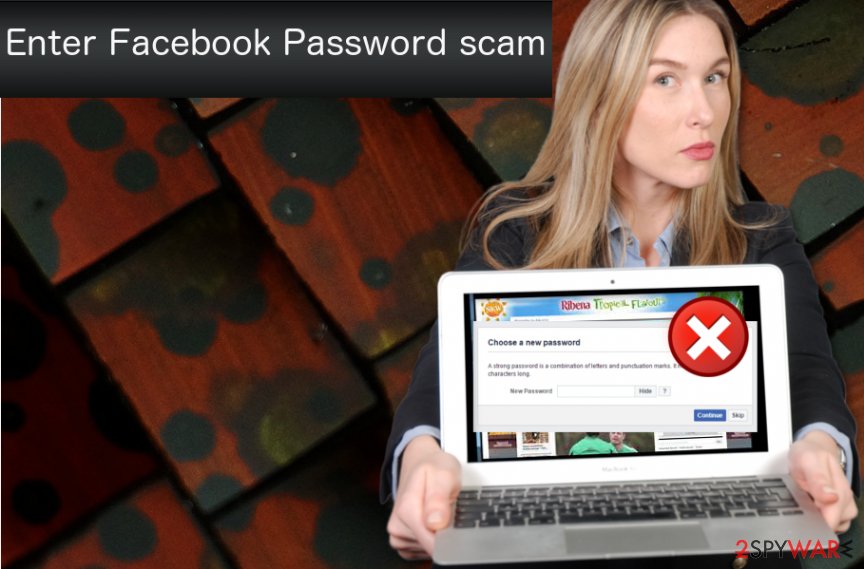 Enter Facebook Password scam adware