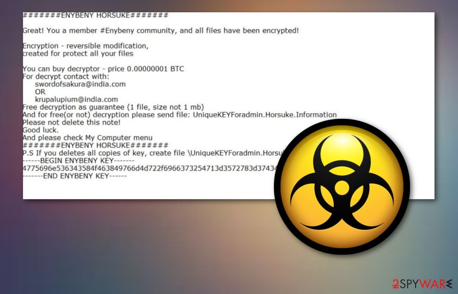 EnyBeny ransomware