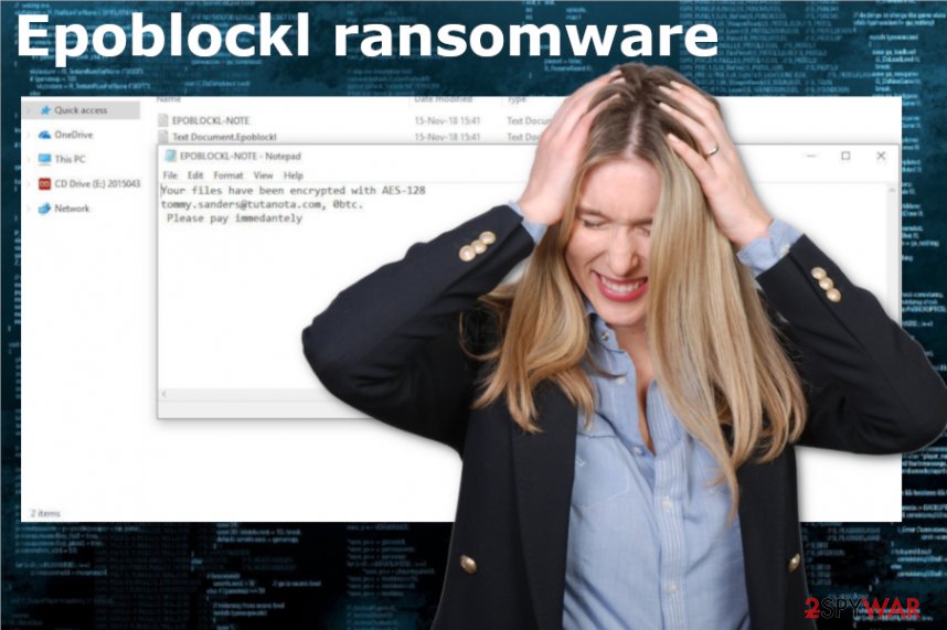 Epoblockl ransomware