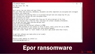 Epor ransomware