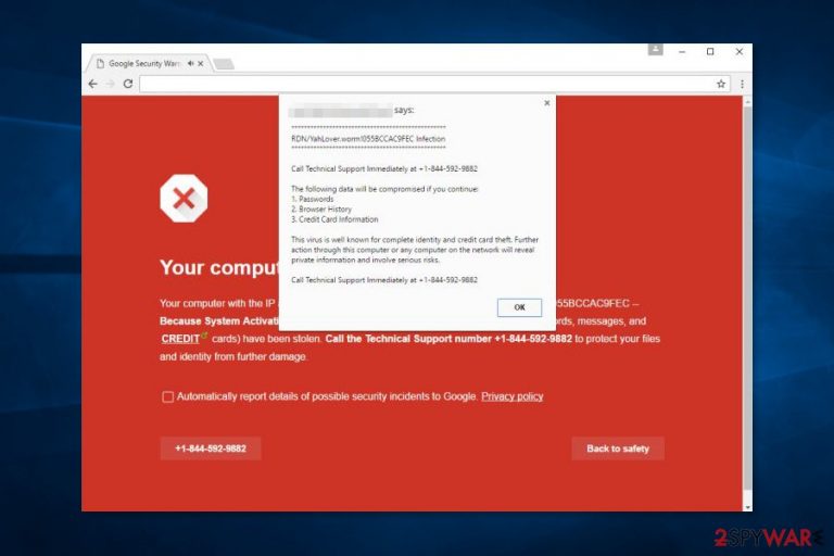 Code 055BCCAC9FEC scam