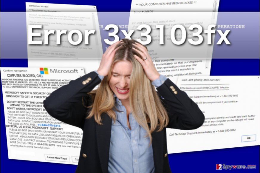 Error 3x3103fx adware virus