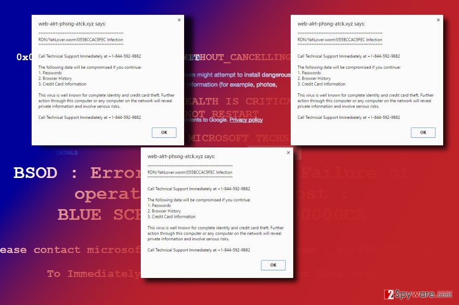 microsoft edge update error virus message