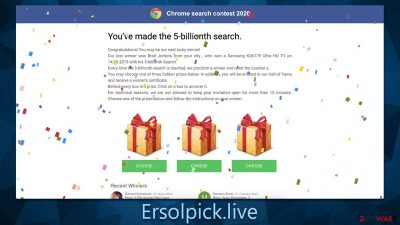 Ersolpick.live scam