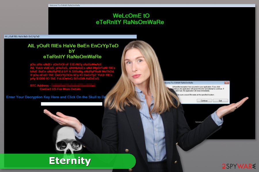 Picture of Eternity ransomware