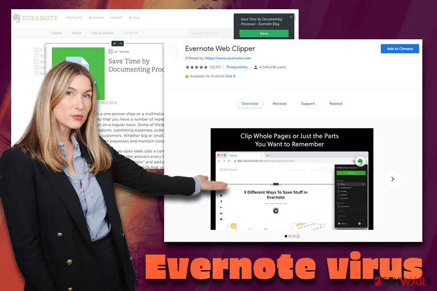 Evernote virus termination