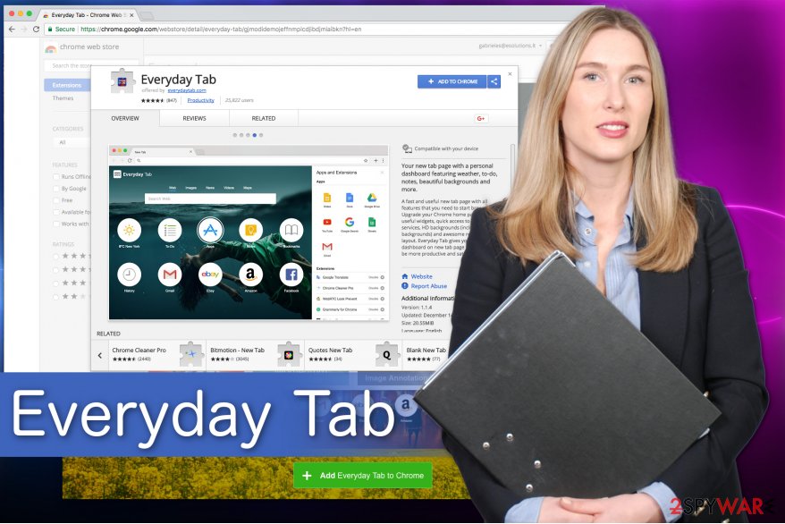 Everyday Tab virus image