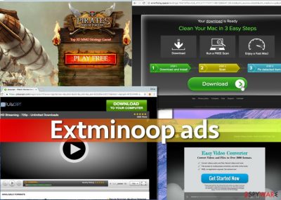 A few examples of Extminoop ads