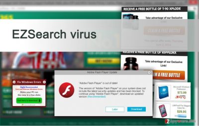 Example of EZSearch virus