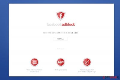Official website of Facebook AdBlock