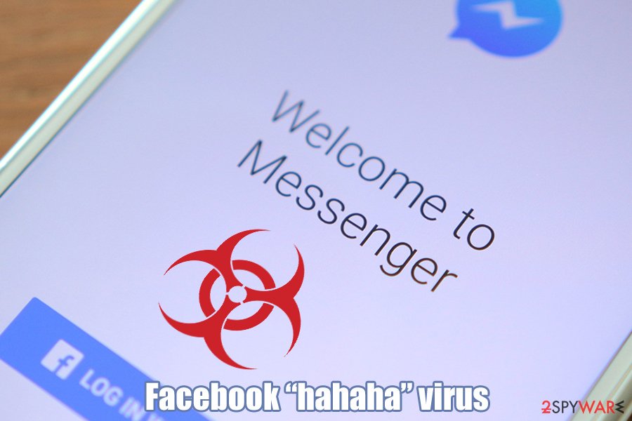 Facebook "hahaha" virus scam
