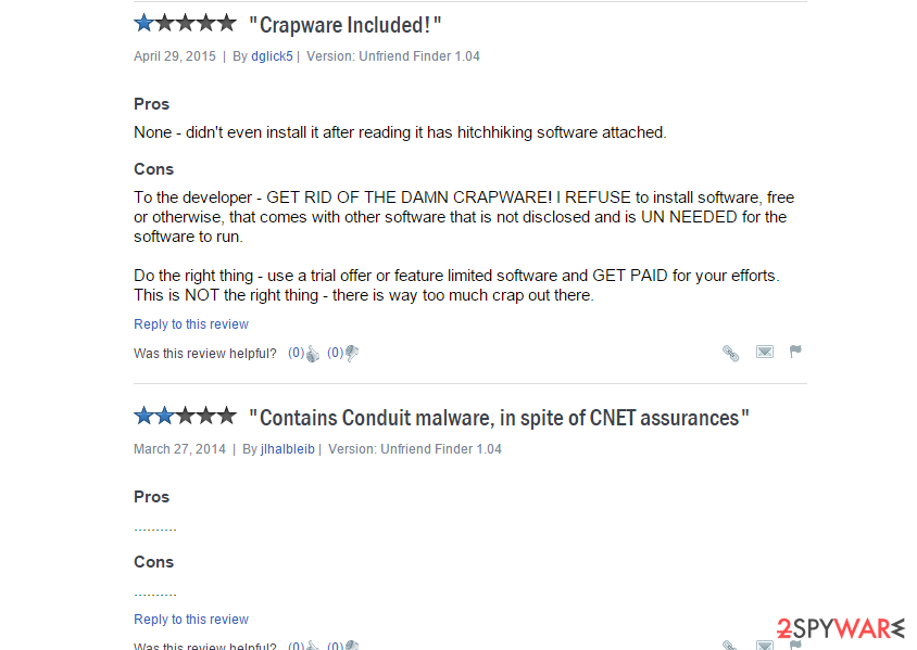 Facebook UnFriend Finder reviews Facebook UnFriend Finder reviews