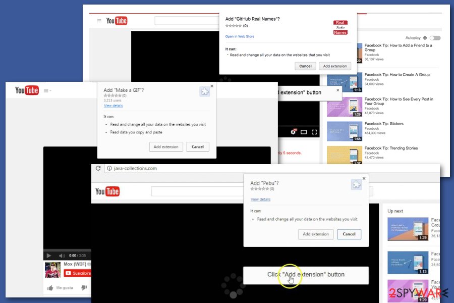 Facebook video virus installation