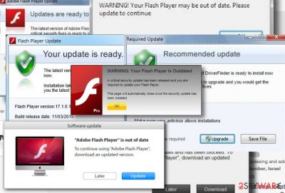 Fake Adobe Flash Player install scam alerts