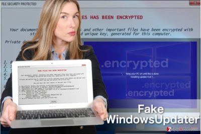 Example of Fake WindowsUpdater virus 