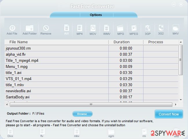 Fast Free Converter snapshot Fast Free Converter snapshot