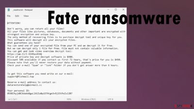 Fate file virus