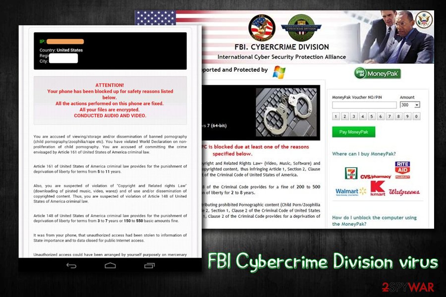 FBI Cybercrime Division virus