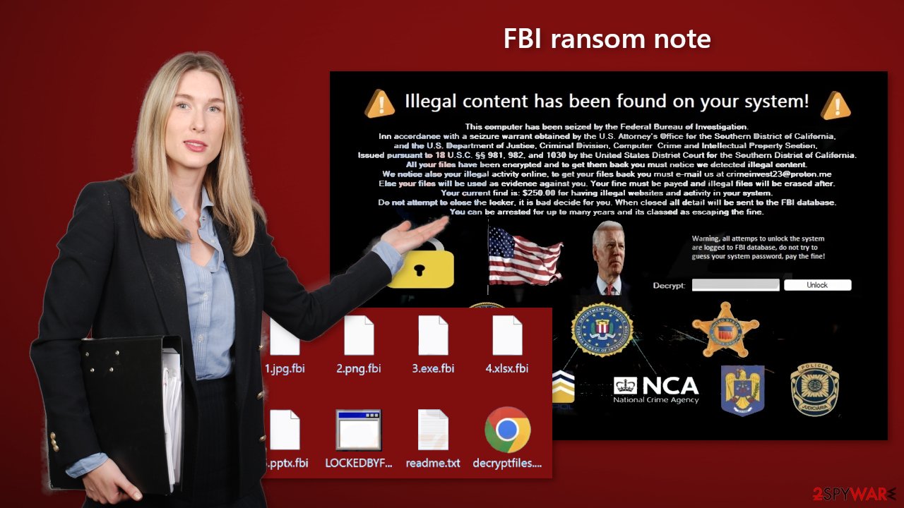 FBI ransom note