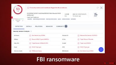 FBI ransomware