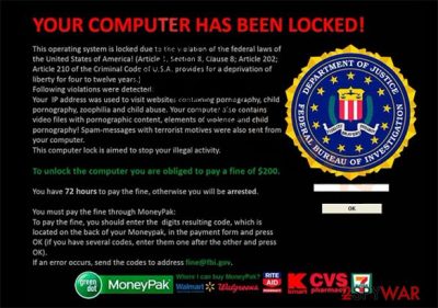 FBI Virus Black Screen