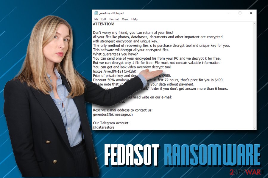 Fedasot ransomware virus