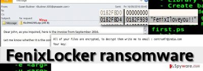 FenixLocker ransomware spreads via malicious emails