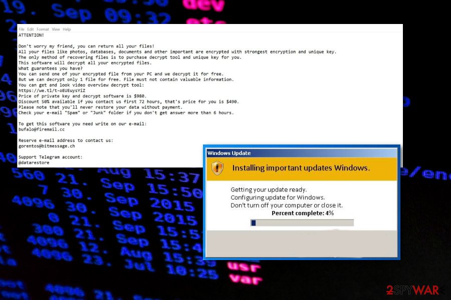 Ferosas ransomware virus